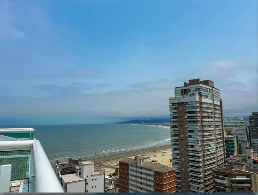 Canto Do Sossego -150Mt Praia Canto Do Forte - Praia Grande Apartment Exterior photo